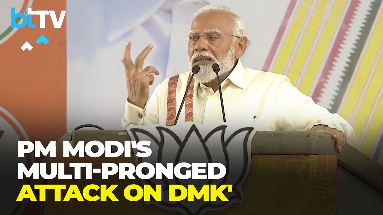 PM Modi Slams DMK, Accuses Party Of Exploiting Tamil Nadu And Ignoring ...