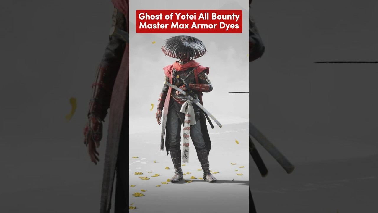 Ghost of Yotei All Bounty Master Max Armor Dyes