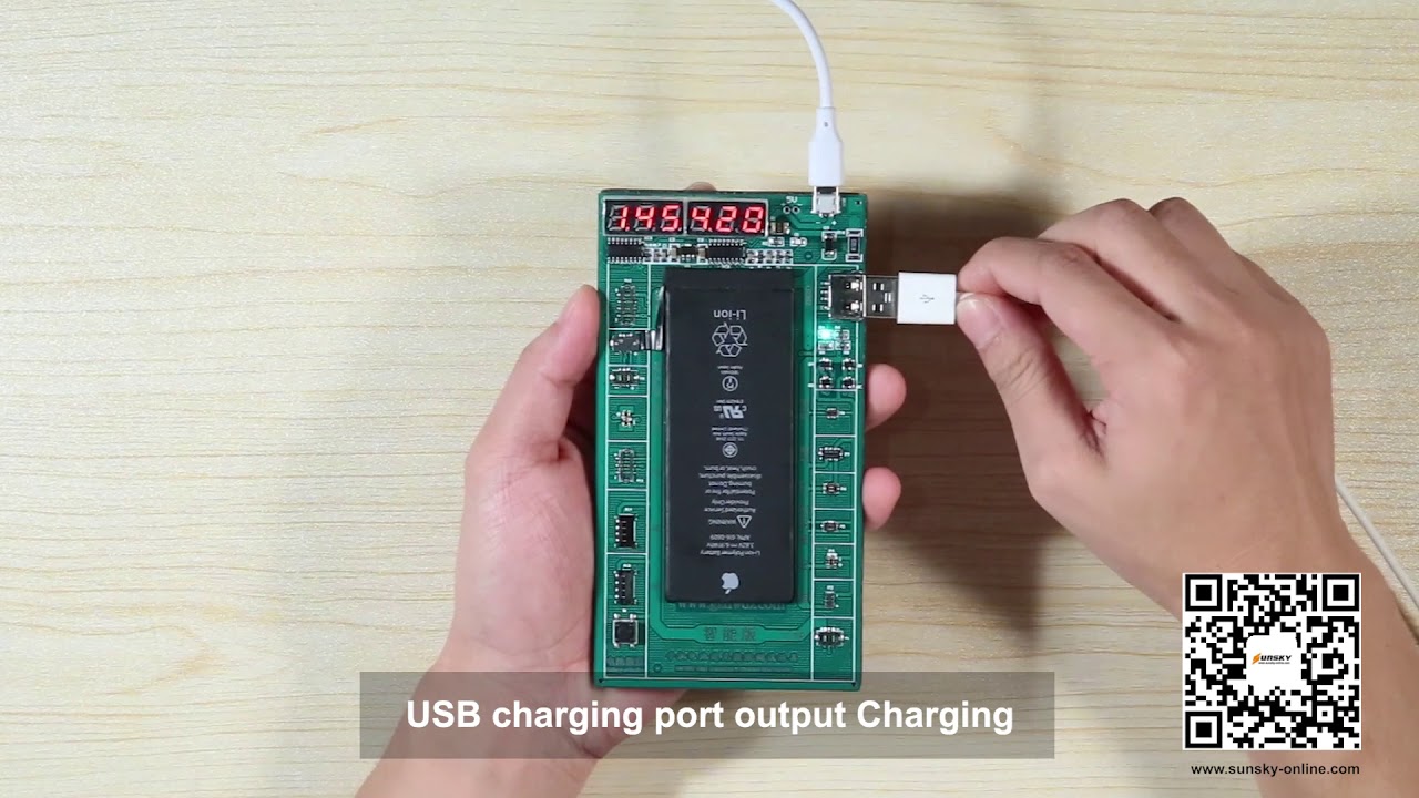 Smart phone battery fast charging and activated 2 in 1 tool for K-9208