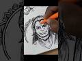 🕉️ Hanuman ji #sketch #art #shorts #viral
