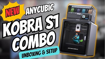 Anycubic Kobra S1 Combo uitpakken, installeren en review | Beter dan Bambu Labs X1C | Meerkleuren...