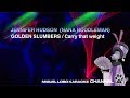 Karaoke jennifer hudson  golden slumbers  carry that weight  sing miguel lobo