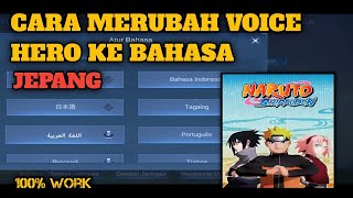 CARA MERUBAH SUARA HERO ML MENJADI BAHASA JEPANG screenshot 2