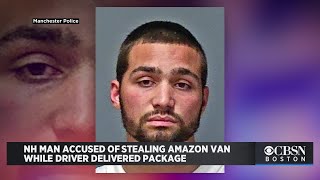NH Man Allegedly Stole Running Amazon Van While Driver Delivered Package