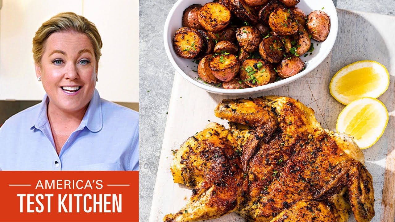 How to Make Chicken Under a Brick with Herb-Roasted Potatoes with Julia Collin Davison | America