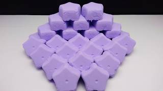ASMR Purple Baking Soda Stars 💜 Relaxing & Satisfying Crunchy Sounds | No Talking