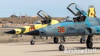 F5 Aggressors vs. Helos Air to Air Demo  MCAS Yuma Airshow 2019