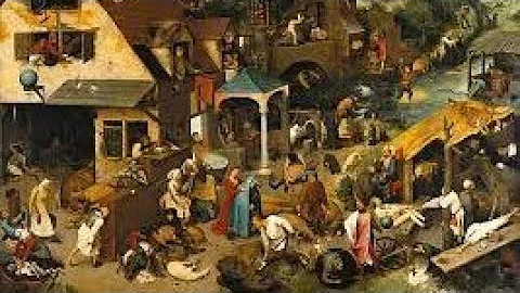 What is a Northern Renaissance characteristic that Pieter Brueghel the Elder of the Netherlands used in his paintings? (2023)
