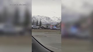 Wasilla police chase ending captured on video