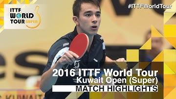 2016 Kuwait Open Highlights: Ho Kwan Kit vs Hugo Calderano (U21-Final)