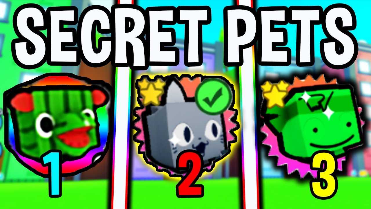 ALL SECRET UNRELEASED PETS In Pet Simulator X Roblox YouTube