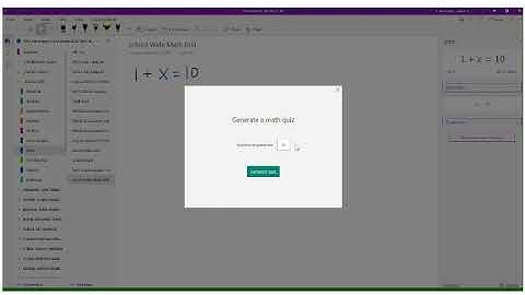 Math Feature in OneNote