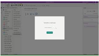 Math Feature in OneNote