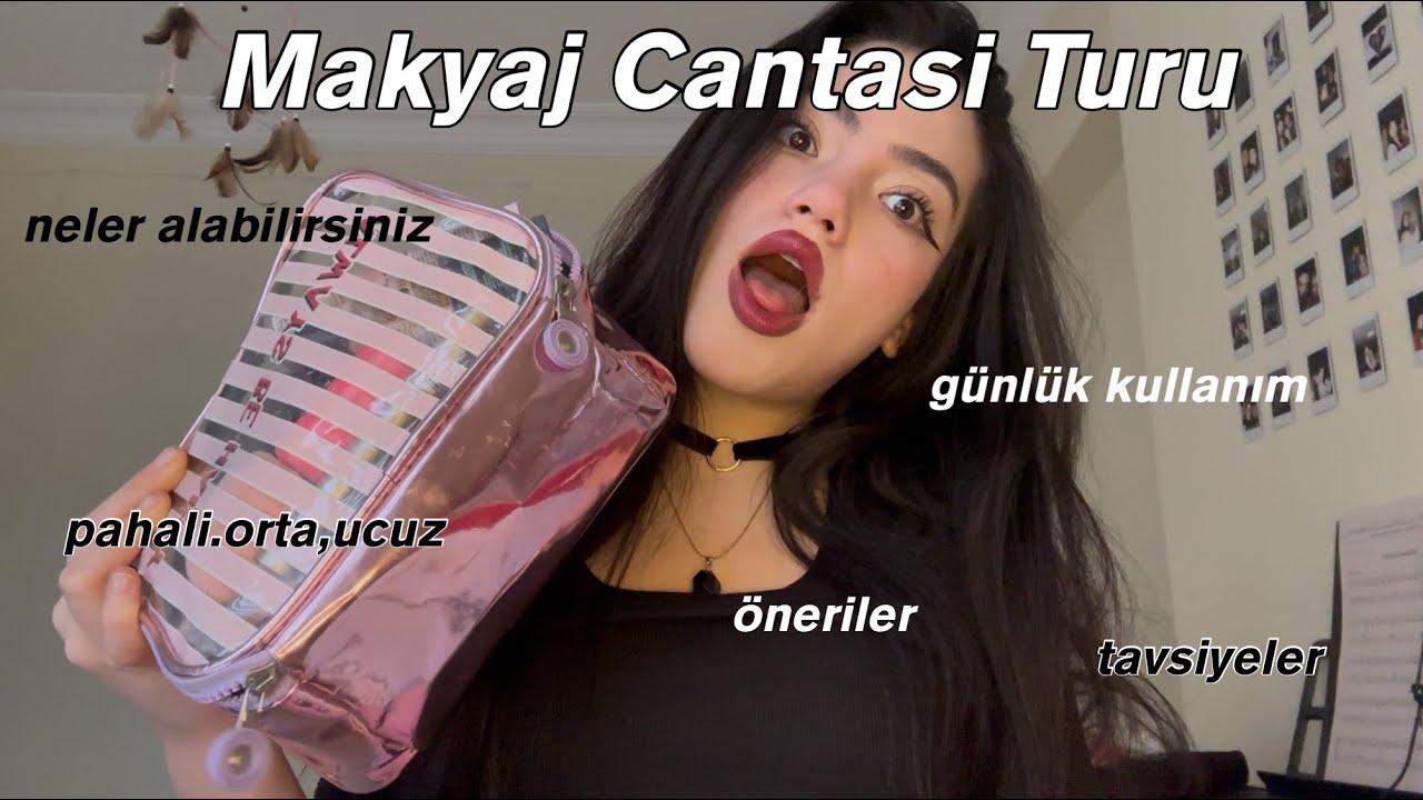 Makyaj Çantamda Ne Var ? Makyaj Cantasi Turu. Neler alabilirsiniz,gerçekçi yorumlarım