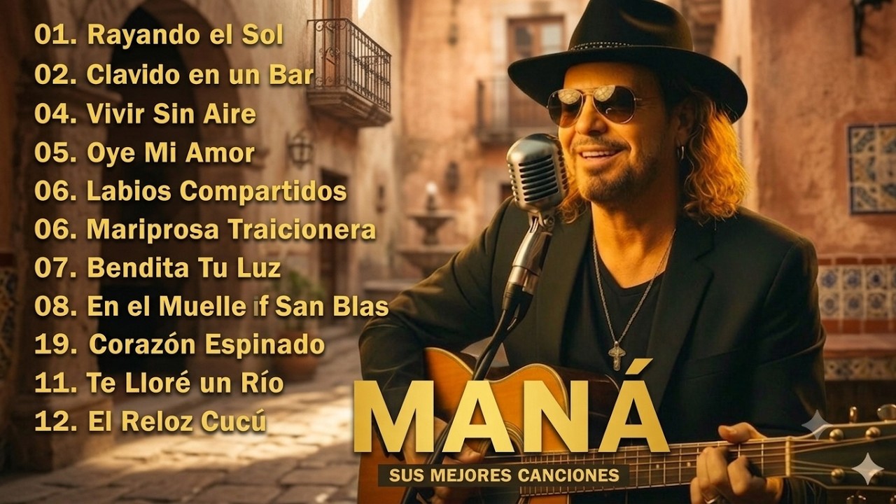 ⁣MANÁ GRANDES ÉXITOS INOLVIDABLES 🎵 Mix 20 Súper Éxitos Románticos#