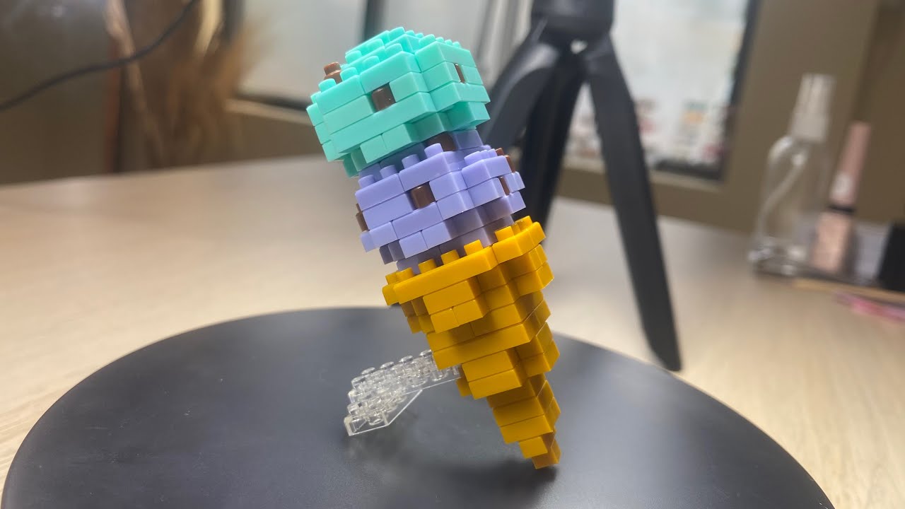 ASMR Unboxing and Building Petit Block IceCream 