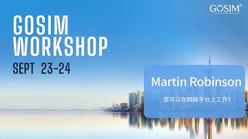 Servo: You Can Work on the Web Platform — Martin Robinson | GOSIM Workshop 2023