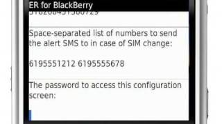 BlackBerry ER--Recover Your Stolen BlackBerry In 7 Minutes When It's Lost Or Stolen...