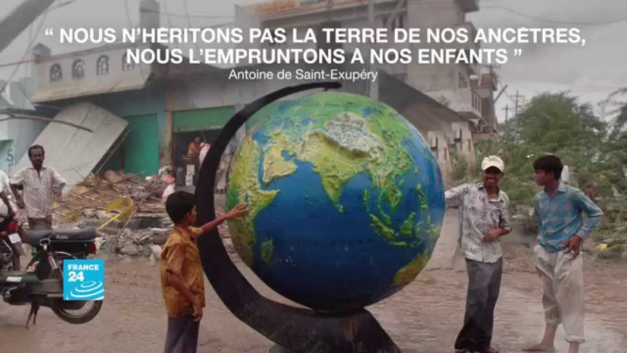 France 24 Partenaire De La Cop 21 Citation Antoine De Saint Exupery Youtube