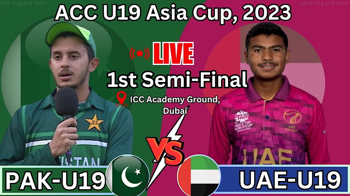 Pakistan U19 vs United Arab Emirates U19 | Pakistan U19 vs United Arab Emirates U19 Live | Asia Cup