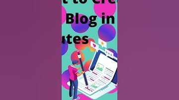 ब्लॉगर पर फ्री ब्लॉग कैसे बनाये? | How to Create FREE Blog on Blogger in Hindi 2022 #shorts