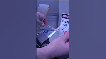 Fire Cutting Glass Tubing 