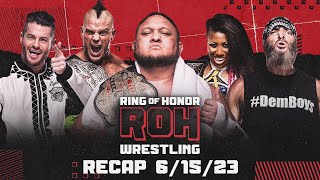 Athena, The Emby, Samoa Joe, Roh Board Of Directors & More 61523 Roh Tv Recap