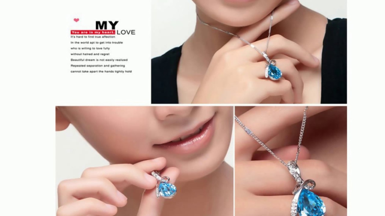 Teardrop Pendant Necklace YouTube