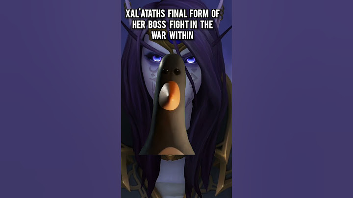 xal'ataths final form of her boss fight in the war within #wow #worldofwarcraft #warcraft
