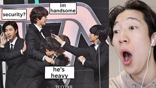 BTS Embarrassing Themselves at AWARD SHOWS