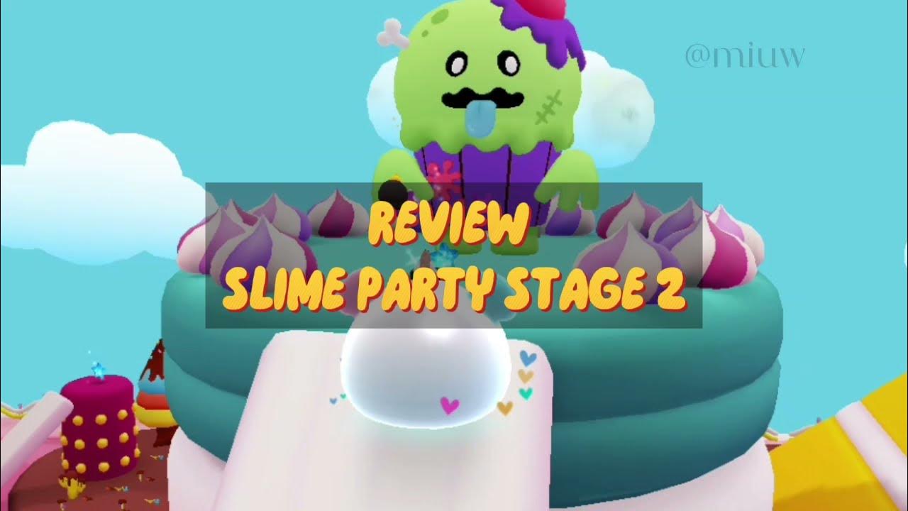 REVIEW ZEPETO GAME SLIME PARTY STAGE 2 YouTube
