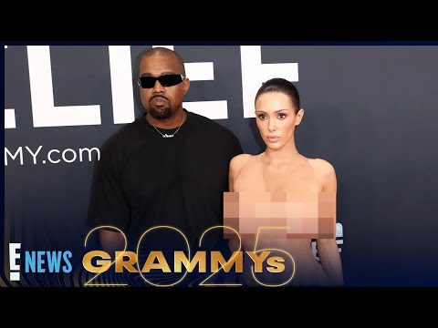 Kanye West’s Wife Bianca Censori Strips Down Naked on Red Carpet | Grammys 2025 | E! News