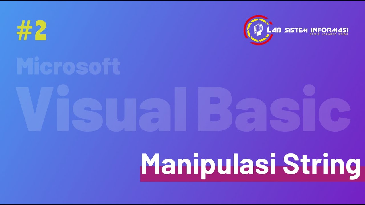  Update Manipulasi String | Visual Basic 6.0