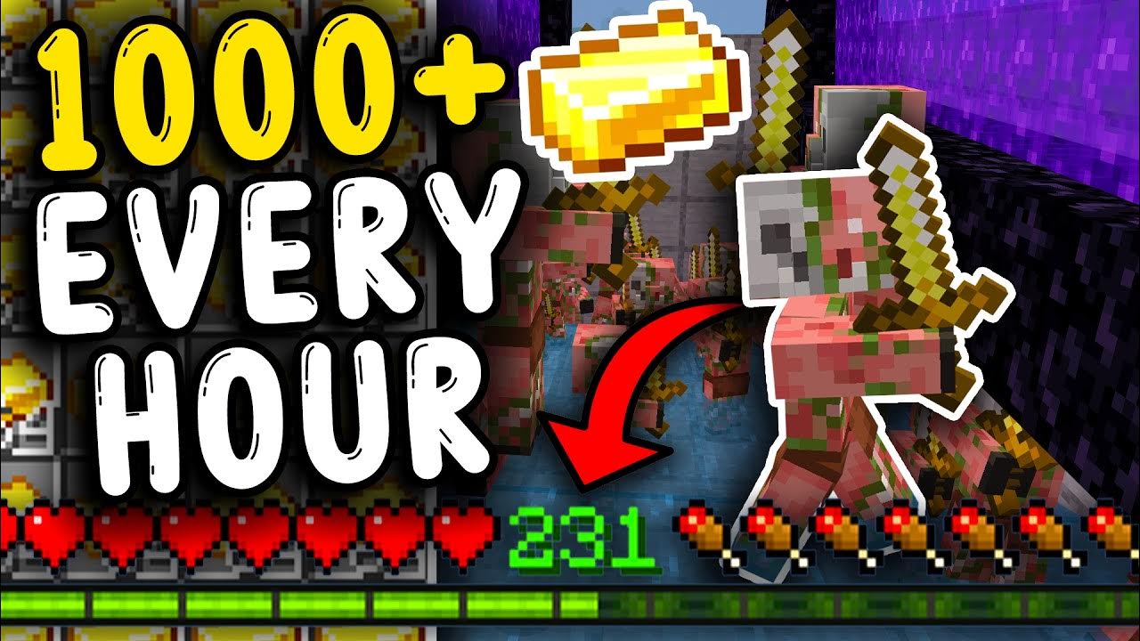 BEST GOLD XP Farm in Minecraft bedrock 1.21! - YouTube