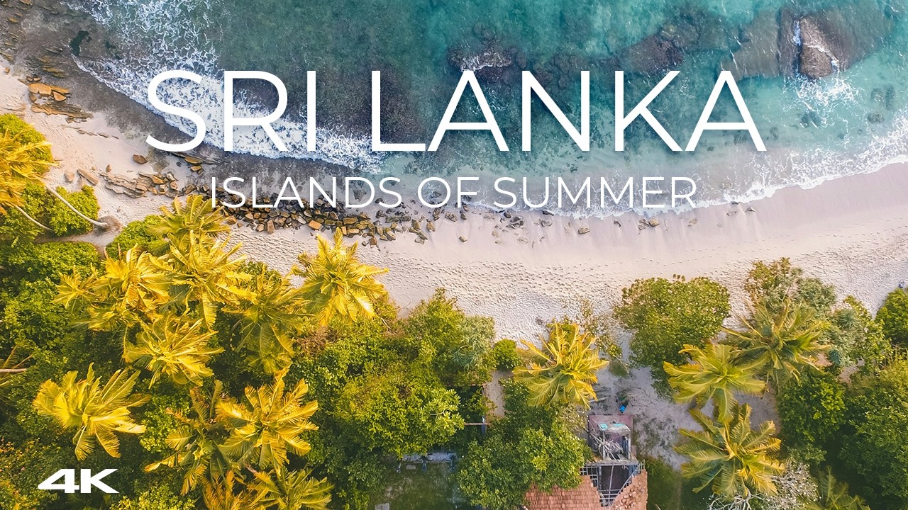 🇱🇰 Sri Lanka in 4K 🐘 | Exotic Island Vibes Drone Footage 🌅 |  Islands of Summer 🏝️