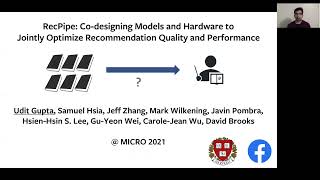 RecPipe: Co-designing Models and HW to Jointly Optimize Recommendation Quality and Perf. (Short)
