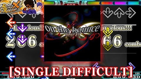 【DDR X】 on the bounce [SINGLE DIFFICULT] 譜面確認＋クラップ