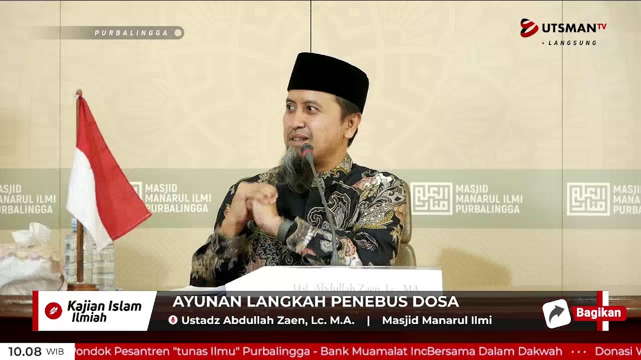 LIVE Ayunan Langkah Penebus Dosa - Ustadz Abdullah Zaen, Lc. M.A.