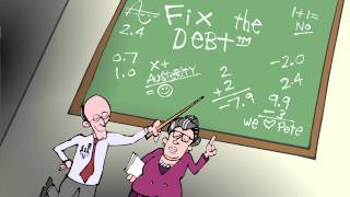 Pete Peterson Exposed: The Grand Bargain Hoax
The Grand Bargain is a hoax. Find out more about whos behind the push for austerity in deficit hawk America. Learn more about billionaire Pete Peterson and his Fix the Debt group of manipulators here: http://www.sourcewatch.org/index.php?title=Portal:Fix_the_Debt Pete Peterson Exposed: The Grand Bargain Hoax