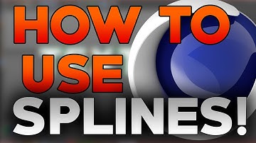 How To Make/Use/Keyframe Splines in C4D - Voice Tutorial
