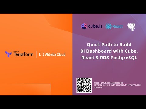 Quick Path to Build BI Dashboard with Cube, React and RDS PostgreSQL
