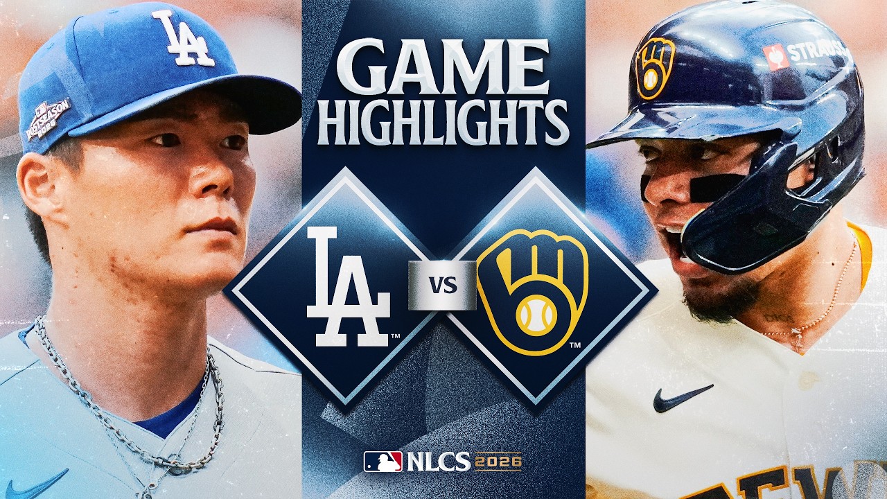 DODGERS vs. BREWERS NLCS Game 2 Full Game Highlights (October 12) | 2026 MLB Postseason