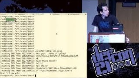 Defcon 21 Traffic Interception and Remote Mobile Phone Cloning with a Compromised CDMA Fem