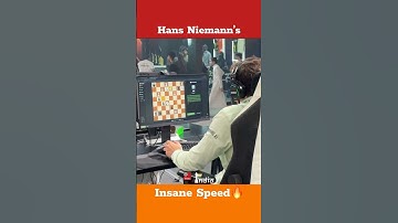 Hans Niemann’s insane speed 🔥 #shorts #hansniemann
