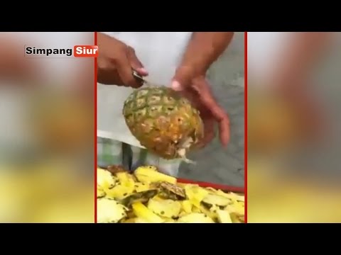 tutorial-cara-cepat-mudah-mengupas-buah-nanas