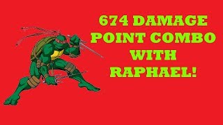 Injustice 2 Tech - 674 DAMAGE POINT COMBO WITH RAPHAEL!