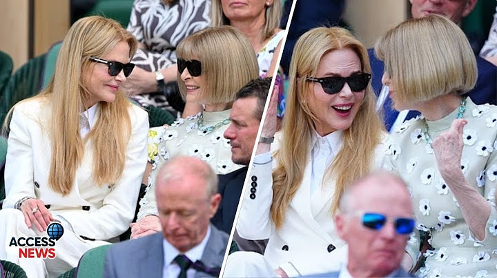 Nicole Kidman & Anna Wintour Sparkle at Wimbledon 💫🎾 | Rare Laughs in the Royal Box!