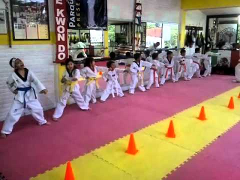 Entrenamiento de taekwondo en corea