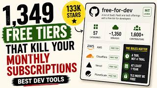 1,349 Free Tiers That Kill Your Monthly Subscriptions - Best Dev Tools