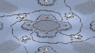 Red Alert 2 | Yuri's Revenge | 7 vs 1 - plush bluff map - Allied - Extra hard AI